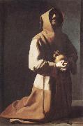 Francisco de Zurbaran Saint Francis in Meditation Sweden oil painting artist